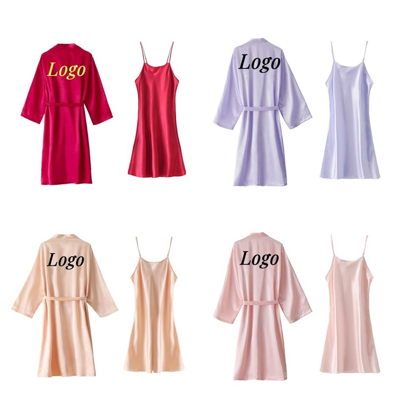 Satín Mujeres’ s Robe Lujoso