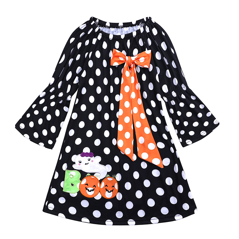 Niñas de manga larga’ Vestido de Halloween